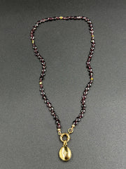 Collier Give me love en grenat Hope & Memories