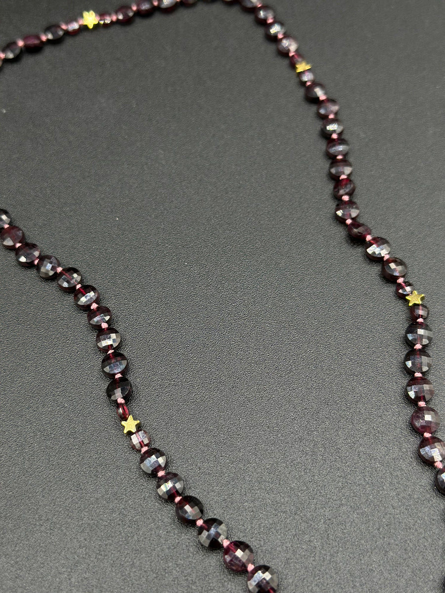 Collier Give me love en grenat Hope & Memories