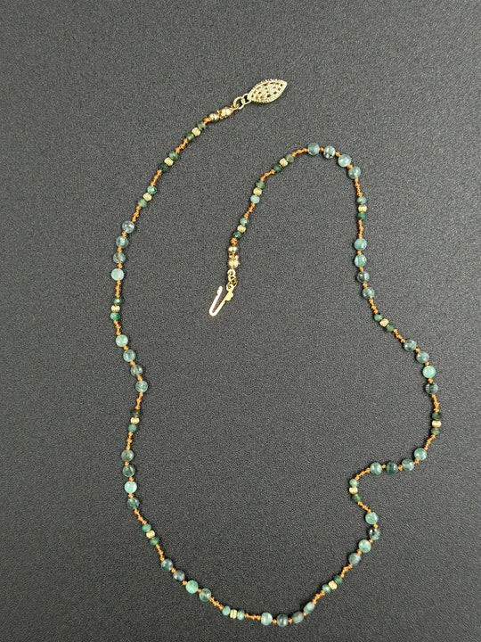 Collier Emerald peace en émeraude