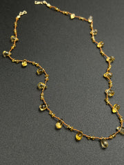Collier Hello joy en citrine
