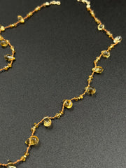 Collier Hello joy en citrine
