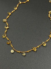 Collier Hello joy en citrine