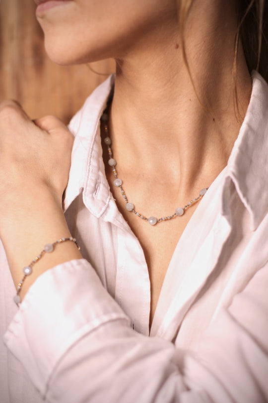 Collier Tender blue en aigue-marine
