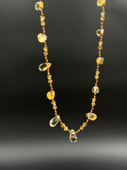Collier Hello joy en citrine