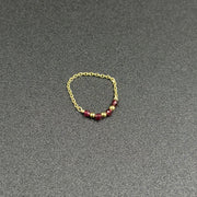 Bague en grenat