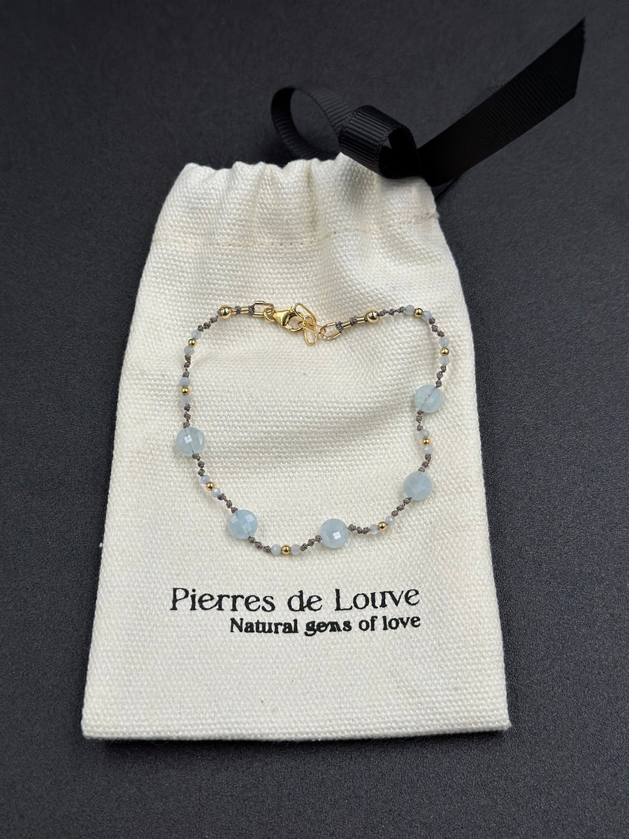 Bracelet Tender blue en aigue-marine