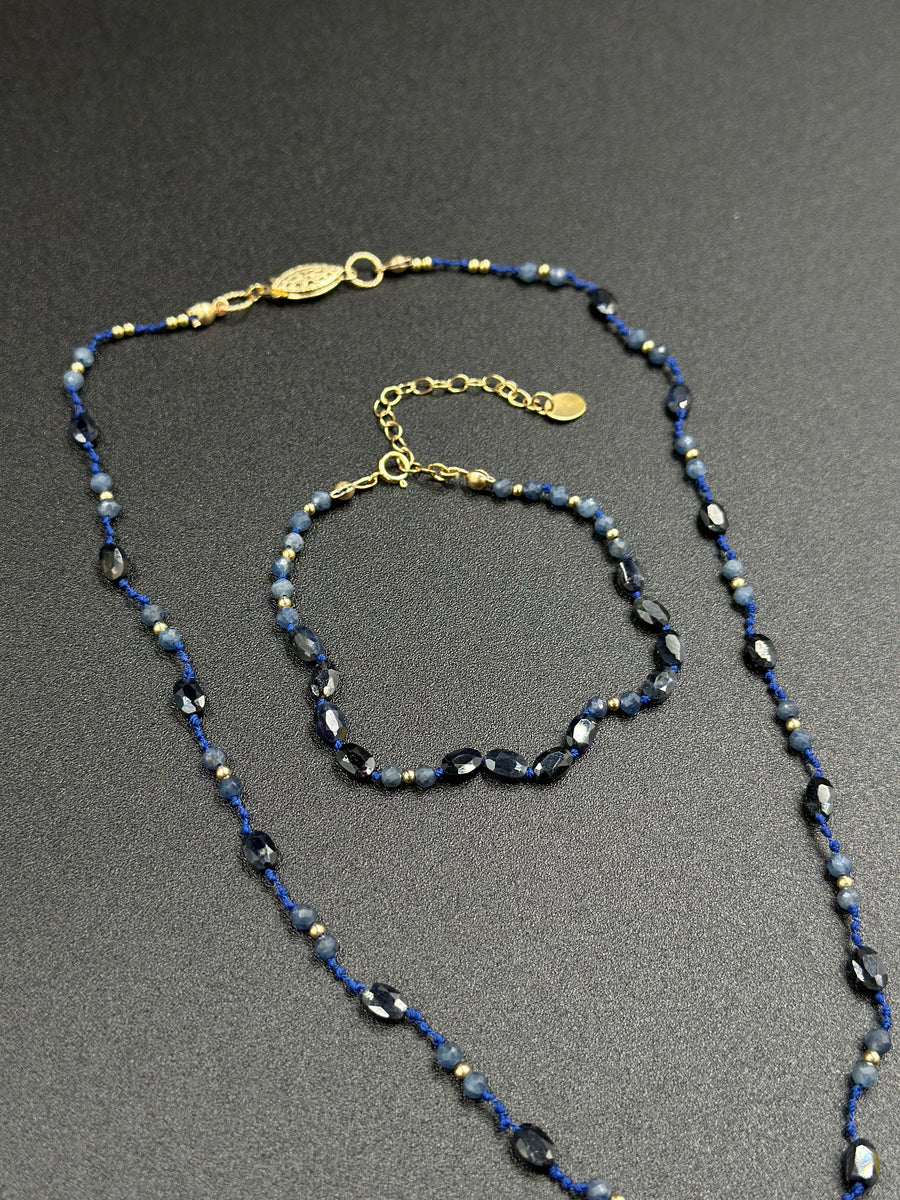 Bracelet Wise blue en saphir bleu
