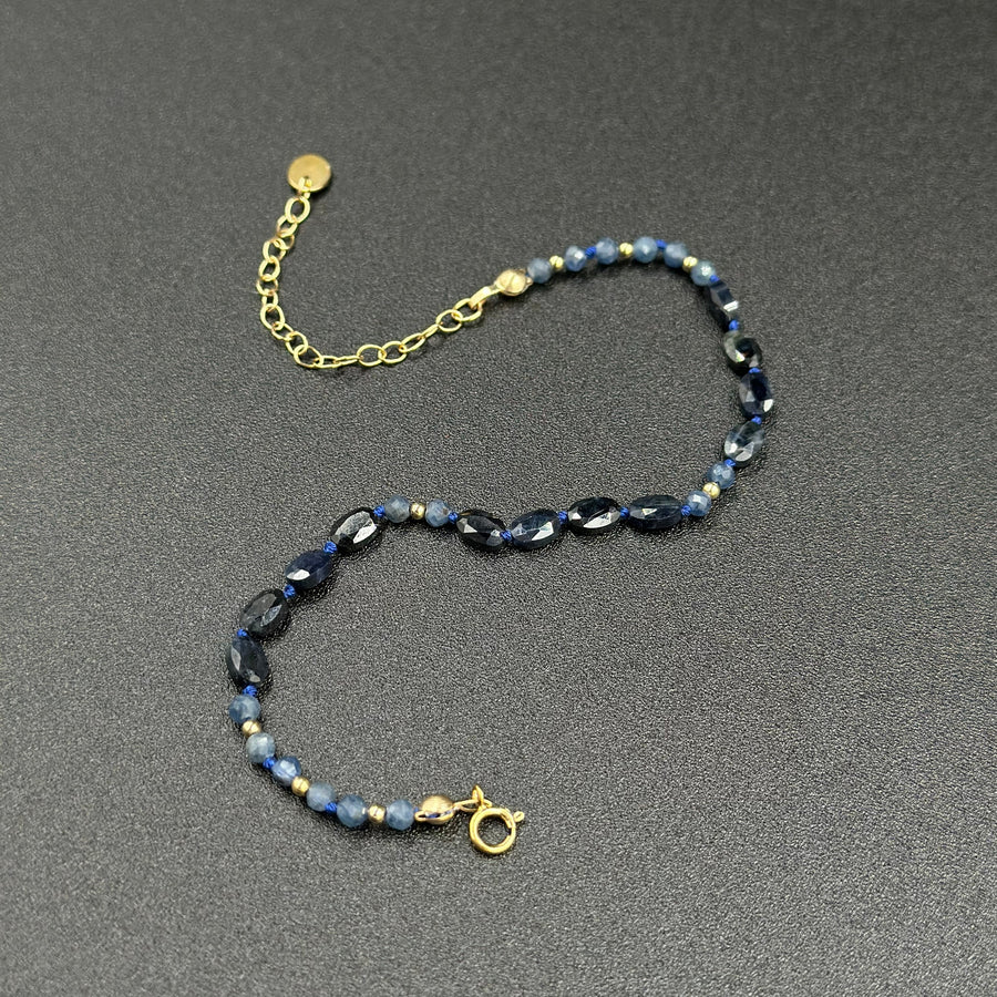 Bracelet Wise blue en saphir bleu