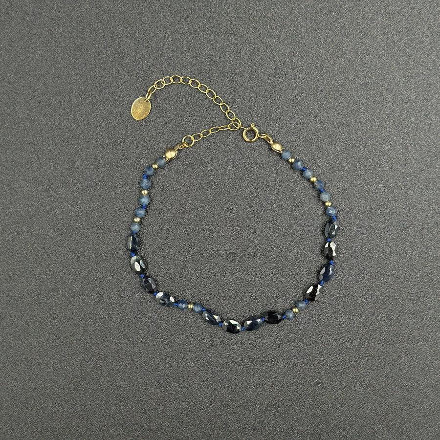 Bracelet Wise blue en saphir bleu
