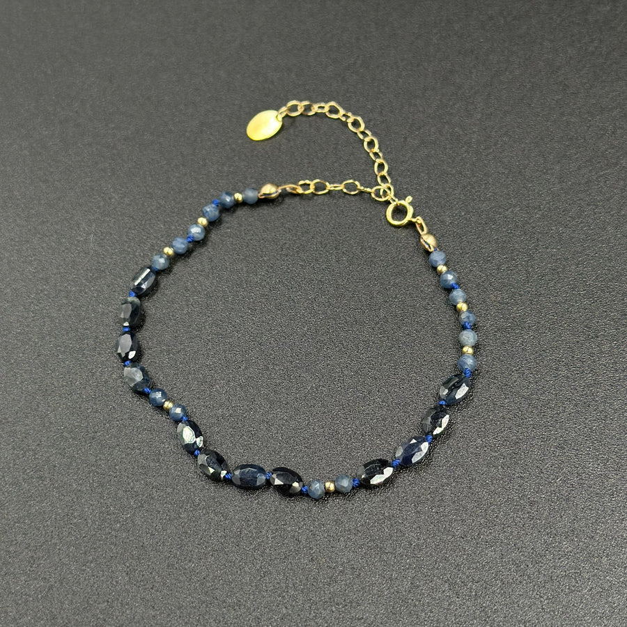 Bracelet Wise blue en saphir bleu