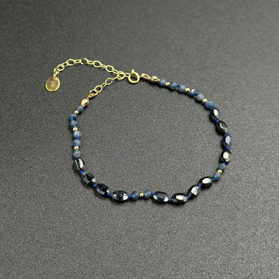 Bracelet Wise blue en saphir bleu