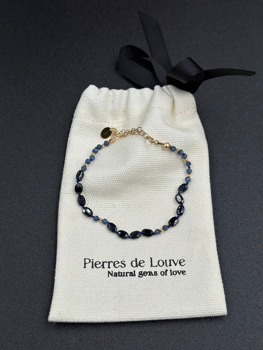Bracelet Wise blue en saphir bleu