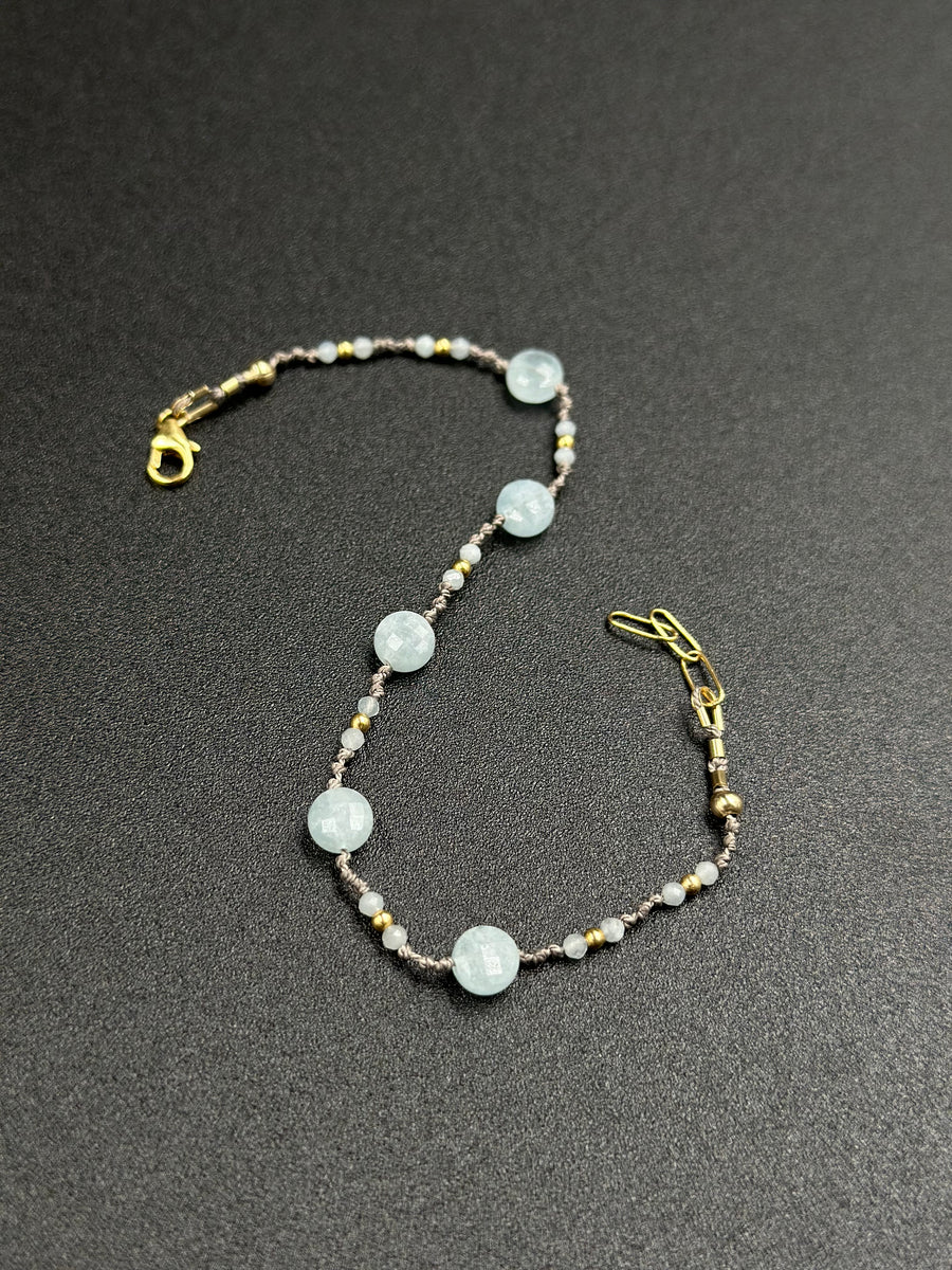 Bracelet Tender blue en aigue-marine