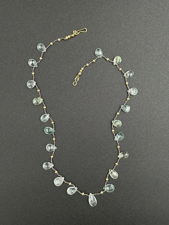 Collier Pure blue en aigue-marine