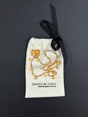 Collier Hello joy en citrine