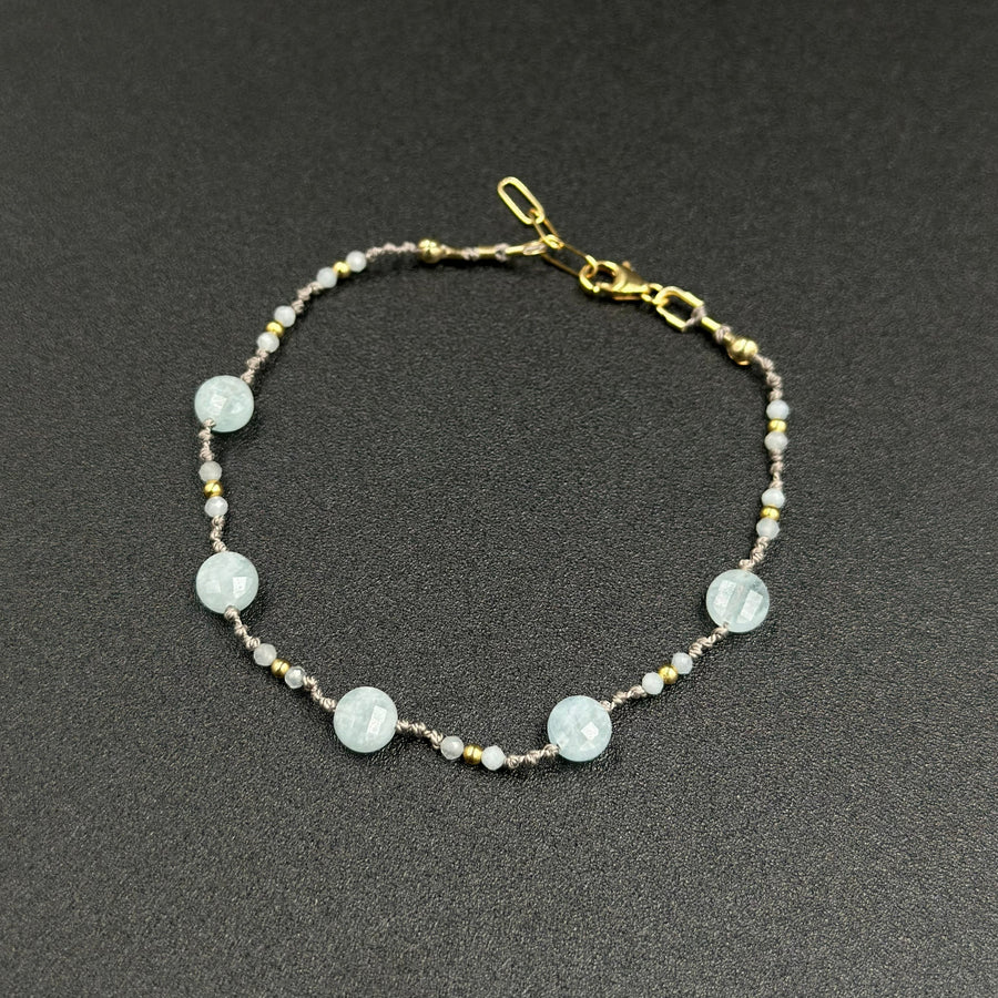 Bracelet Tender blue en aigue-marine