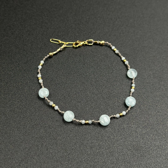 Bracelet Tender blue en aigue-marine