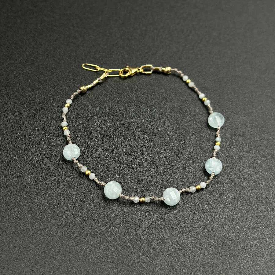Bracelet Tender blue en aigue-marine
