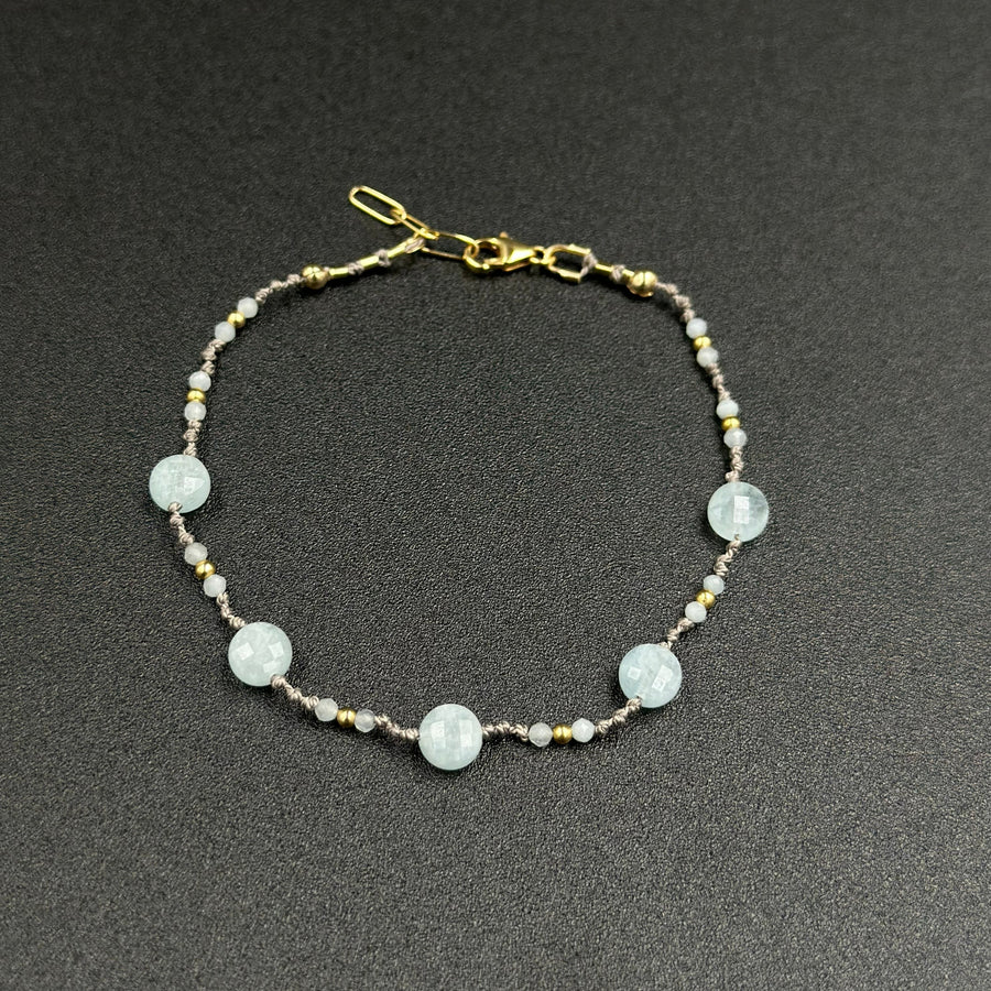 Bracelet Tender blue en aigue-marine