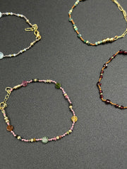 Bracelet Colors of trust en tourmaline multicolore