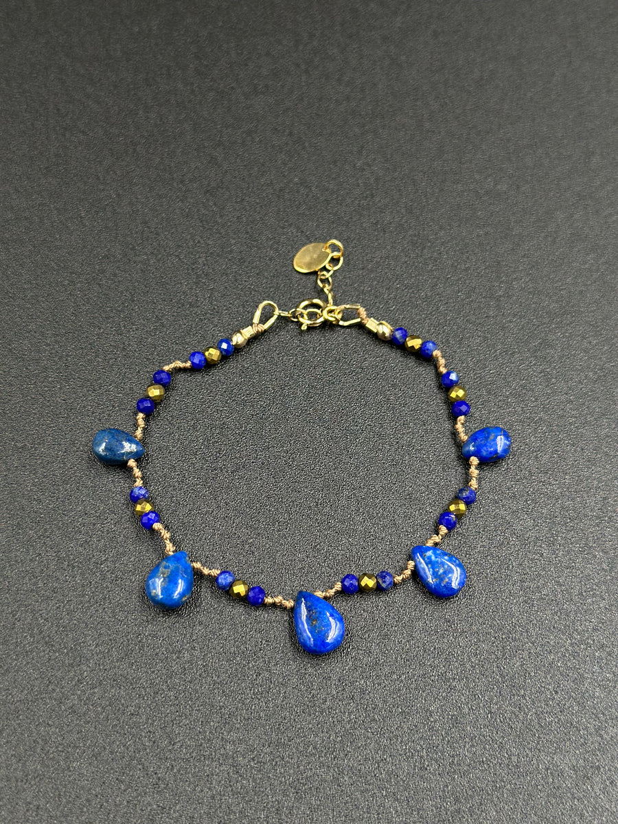 Bracelet Blue gold en lapis-lazuli