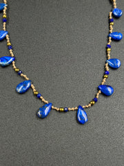Collier Blue gold en lapis-lazuli