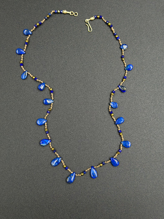 Collier Blue gold en lapis-lazuli